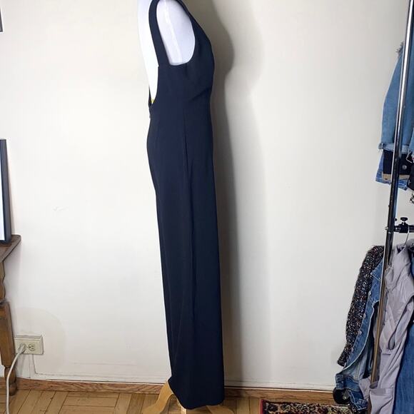 Wayf Anthropologie Black Curtis Wide Leg Jumpsuit - Picture 9 of 11